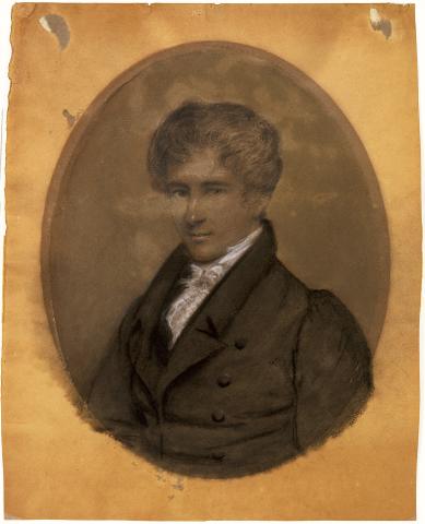 The only portrait ever painted of Niels Henrik Abel was painted by Johan Gørbitz in 1826.
Copyright: Universitetet i Oslo